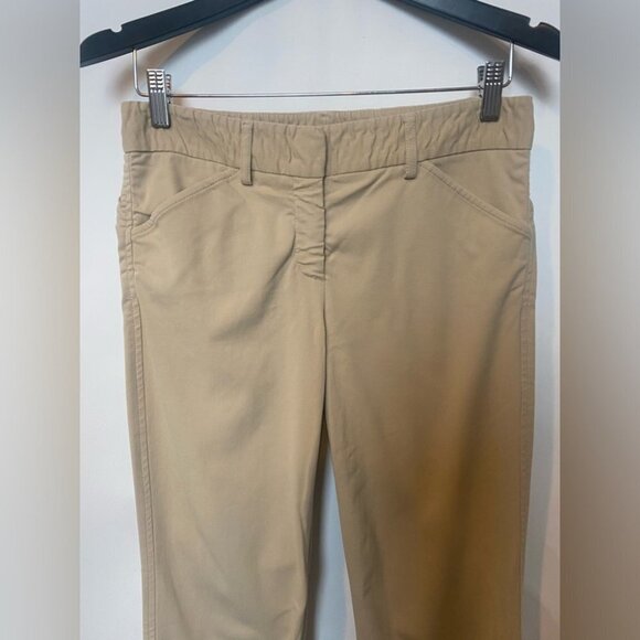Theory Khaki Wide Leg Flare trouser Tall Long - Picture 9 of 12